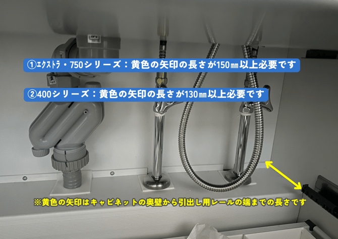 シンク下寸法